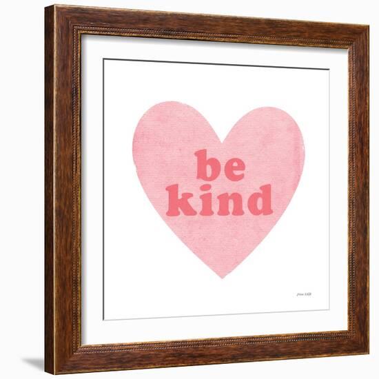 Be Kind Heart-Ann Kelle-Framed Art Print