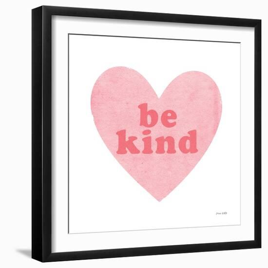 Be Kind Heart-Ann Kelle-Framed Art Print