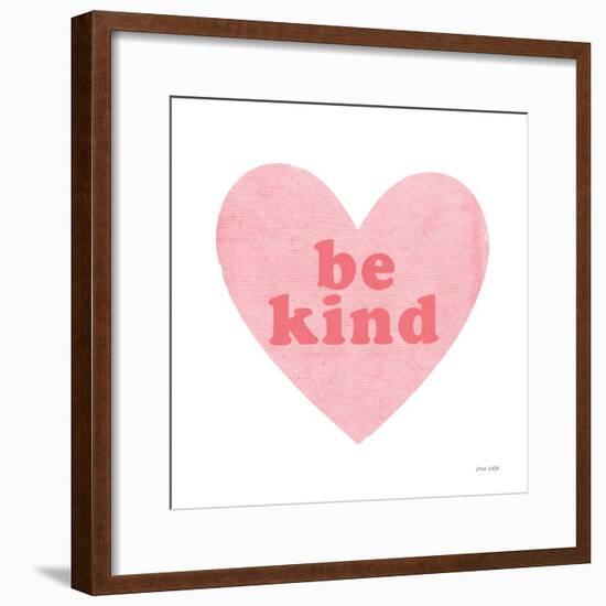 Be Kind Heart-Ann Kelle-Framed Art Print