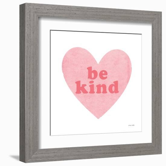 Be Kind Heart-Ann Kelle-Framed Art Print