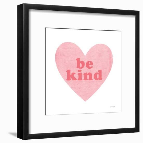 Be Kind Heart-Ann Kelle-Framed Art Print
