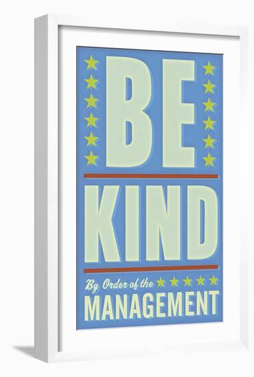 Be Kind-John Golden-Framed Art Print