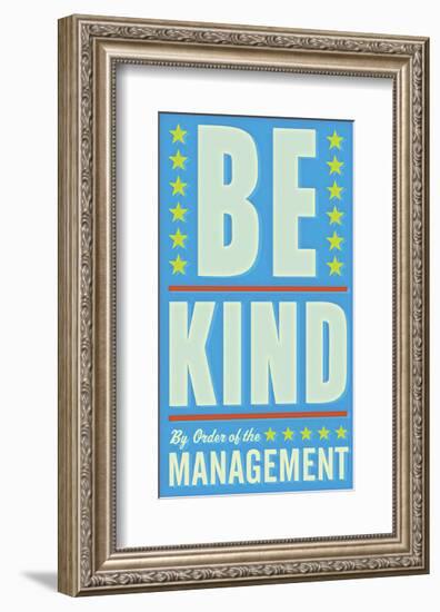 Be Kind-John Golden-Framed Art Print