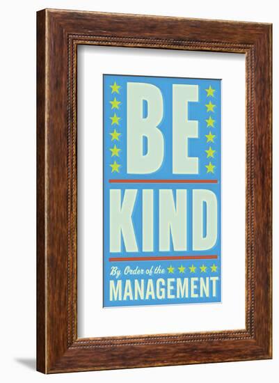 Be Kind-John Golden-Framed Art Print