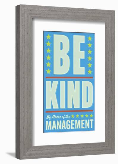 Be Kind-John Golden-Framed Art Print