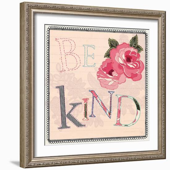 Be Kind-Violet Leclaire-Framed Art Print