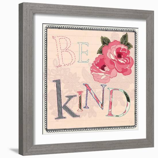 Be Kind-Violet Leclaire-Framed Art Print