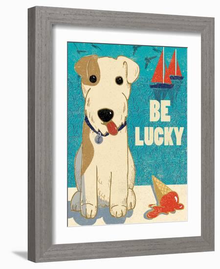 Be Lucky-Rocket 68-Framed Art Print