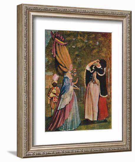 'Be Not Amazed, Dear Mother! It Is Indeed Your Daughter Anne', 18th century (1904)-Unknown-Framed Giclee Print