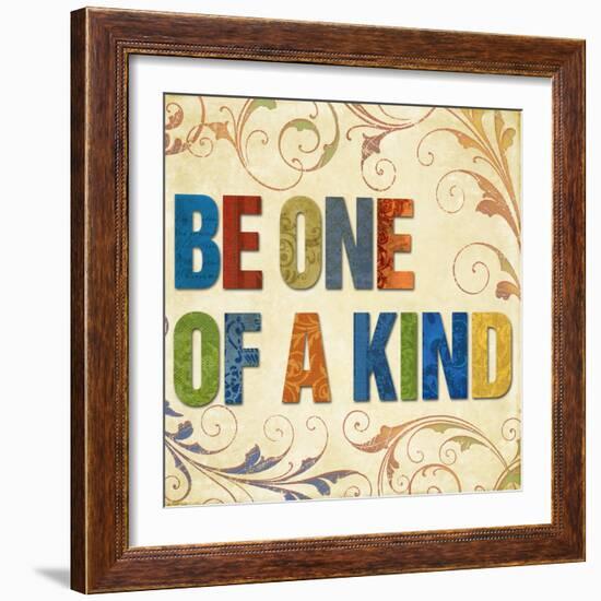 Be One of a Kind-Elizabeth Medley-Framed Art Print