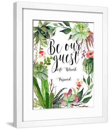 Be Our Guest Wifi Art Print Tara Moss Art Com