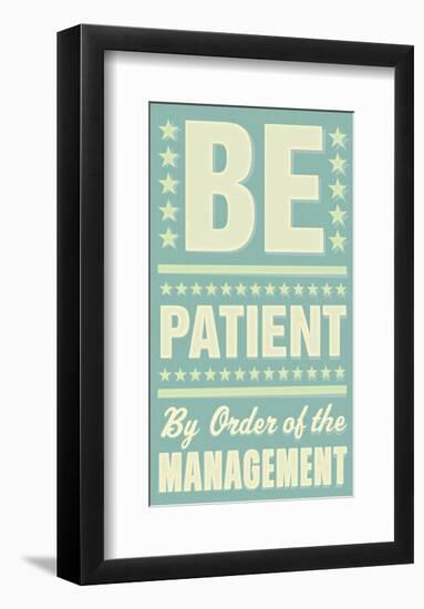 Be Patient-John Golden-Framed Art Print