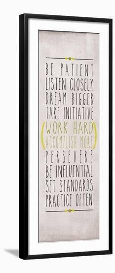 Be Patient-null-Framed Art Print