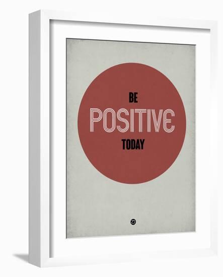 Be Positive Today 1-NaxArt-Framed Art Print