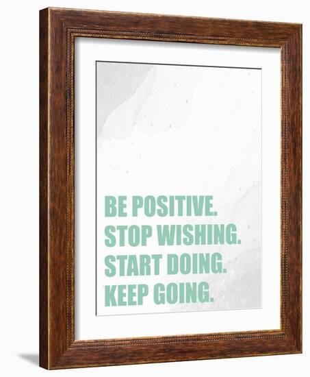 Be Positive-Kimberly Allen-Framed Art Print