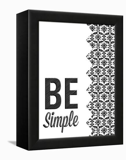 Be Simple Choose Joy I-SD Graphics Studio-Framed Stretched Canvas