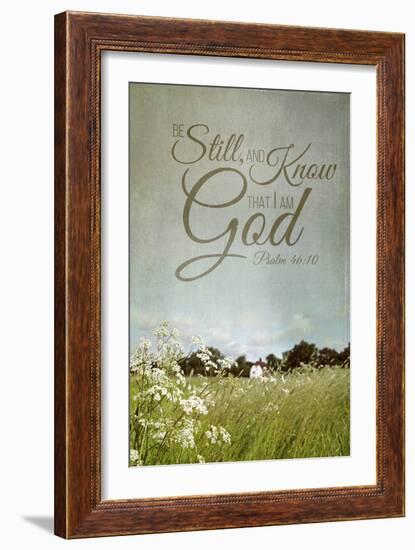 Be Still and Know-Sarah Gardner-Framed Art Print