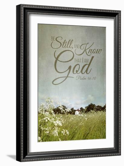 Be Still and Know-Sarah Gardner-Framed Art Print