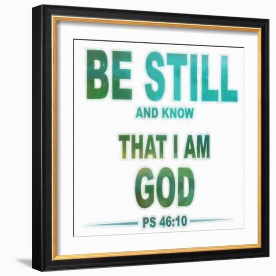 Be Still-Taylor Greene-Framed Art Print