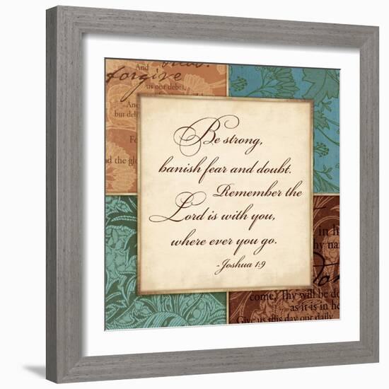 Be Strong-Jace Grey-Framed Art Print