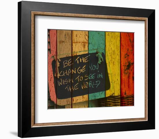 Be the Change-Irena Orlov-Framed Premium Giclee Print