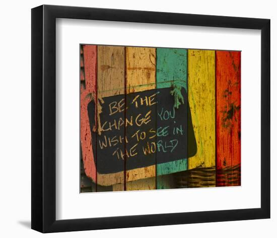 Be the Change-Irena Orlov-Framed Premium Giclee Print