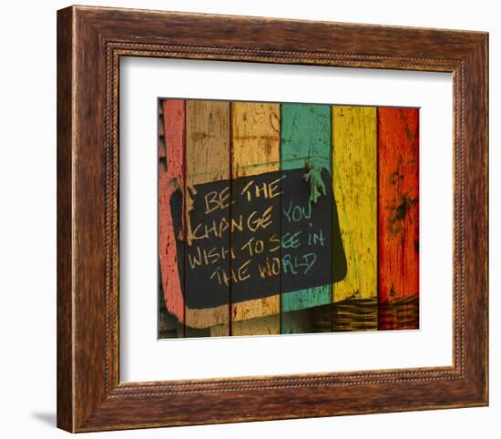 Be the Change-Irena Orlov-Framed Art Print