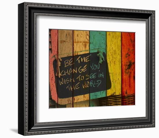 Be the Change-Irena Orlov-Framed Art Print