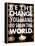 Be the Change-Chuck Haney-Framed Stretched Canvas