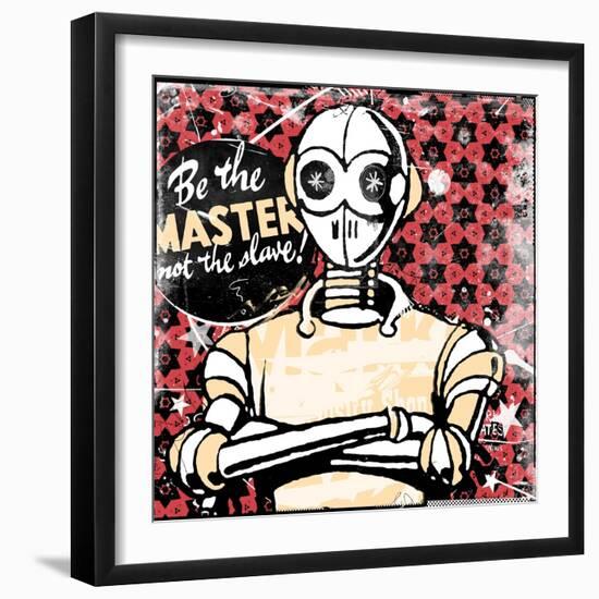 Be the Master, 2015 (Collage on Canvas)-Teis Albers-Framed Giclee Print