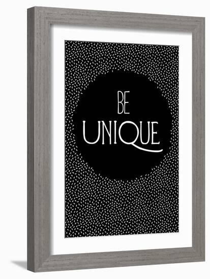 Be Unique-null-Framed Art Print