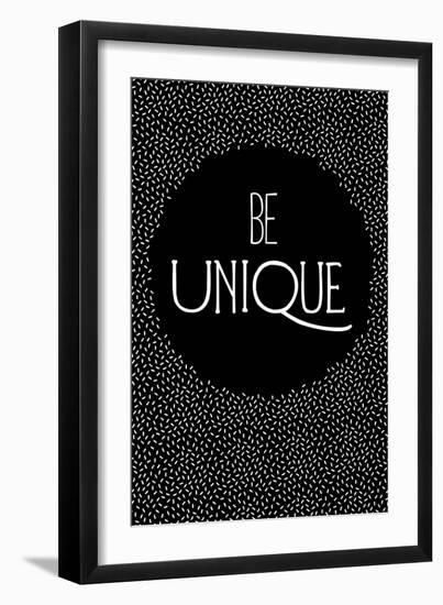 Be Unique-null-Framed Art Print