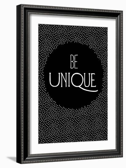 Be Unique-null-Framed Art Print