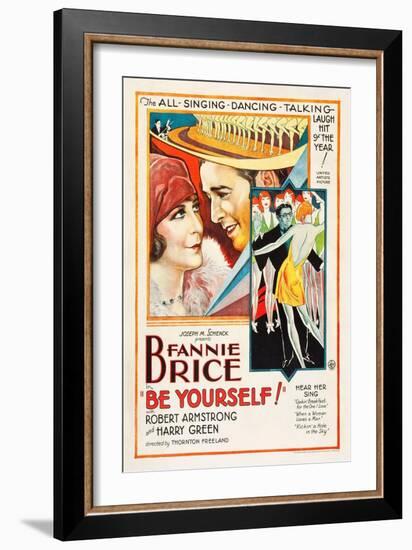 Be Yourself!, 1930-null-Framed Giclee Print