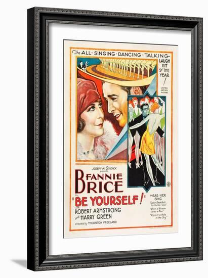 Be Yourself!, 1930-null-Framed Giclee Print