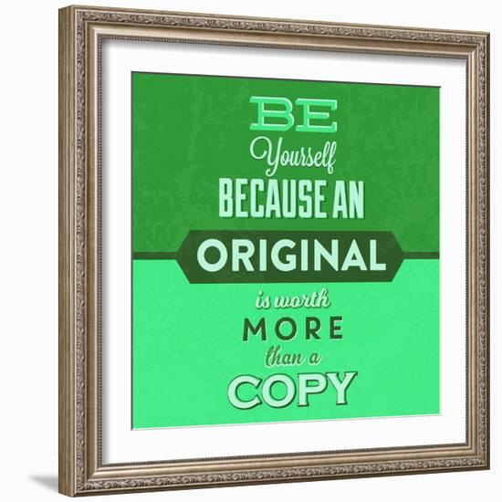 Be Yourself 1-Lorand Okos-Framed Art Print