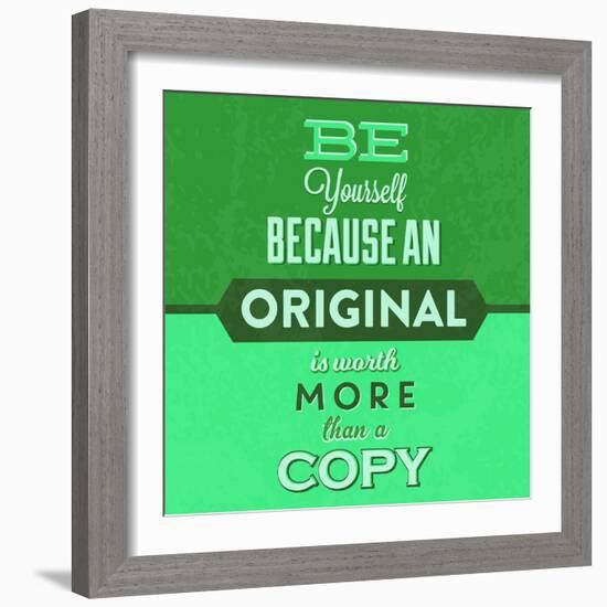 Be Yourself 1-Lorand Okos-Framed Art Print