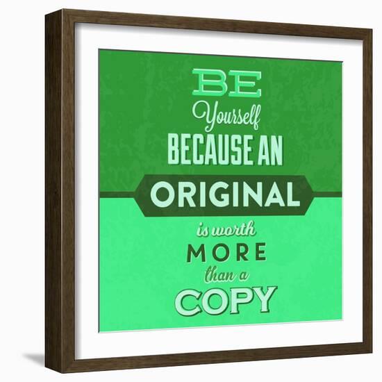 Be Yourself 1-Lorand Okos-Framed Art Print