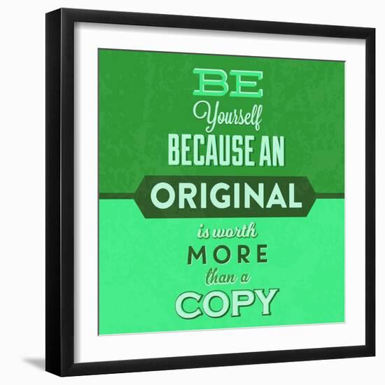 Be Yourself 1-Lorand Okos-Framed Art Print