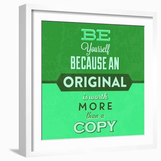 Be Yourself 1-Lorand Okos-Framed Art Print