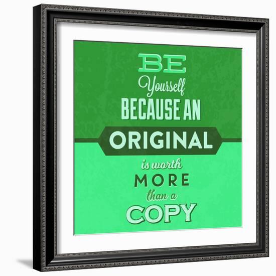 Be Yourself 1-Lorand Okos-Framed Art Print