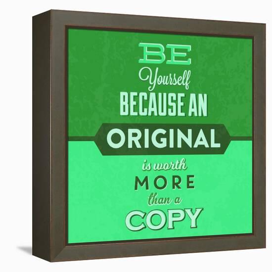 Be Yourself 1-Lorand Okos-Framed Stretched Canvas