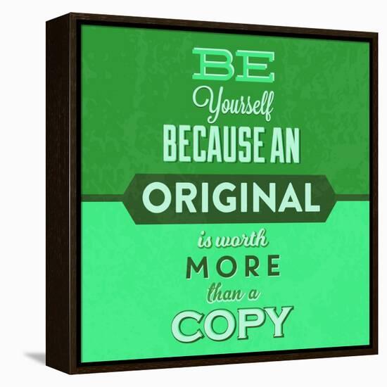 Be Yourself 1-Lorand Okos-Framed Stretched Canvas