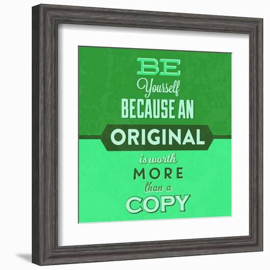 Be Yourself 1-Lorand Okos-Framed Art Print