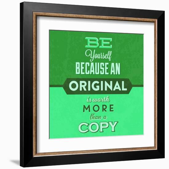 Be Yourself 1-Lorand Okos-Framed Art Print