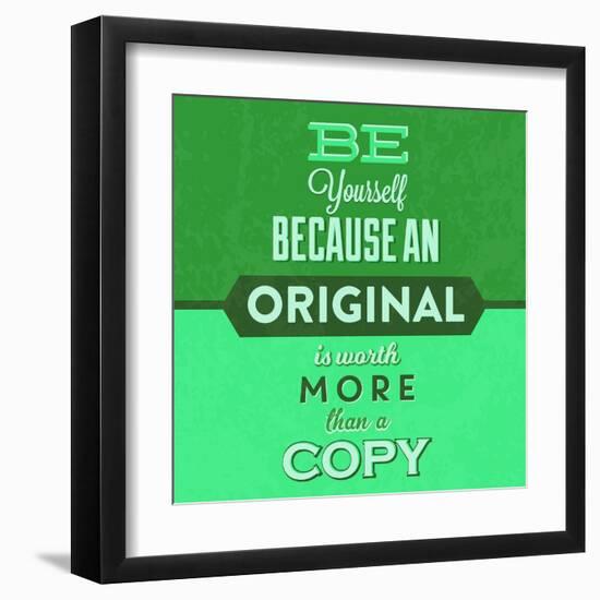 Be Yourself 1-Lorand Okos-Framed Art Print