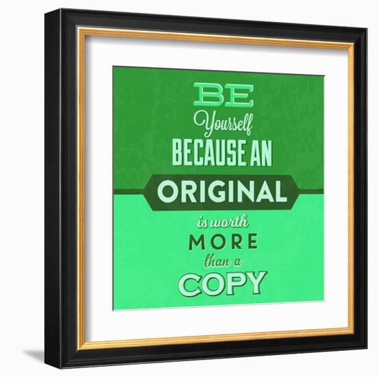 Be Yourself 1-Lorand Okos-Framed Art Print