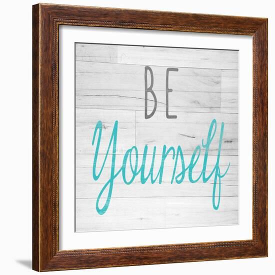 Be Yourself Square-SD Graphics Studio-Framed Art Print