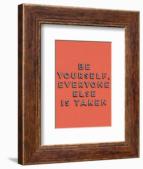 Be Yourself-null-Framed Giclee Print