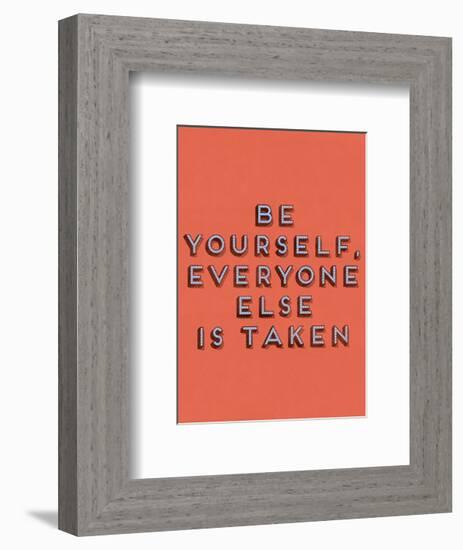 Be Yourself-null-Framed Giclee Print